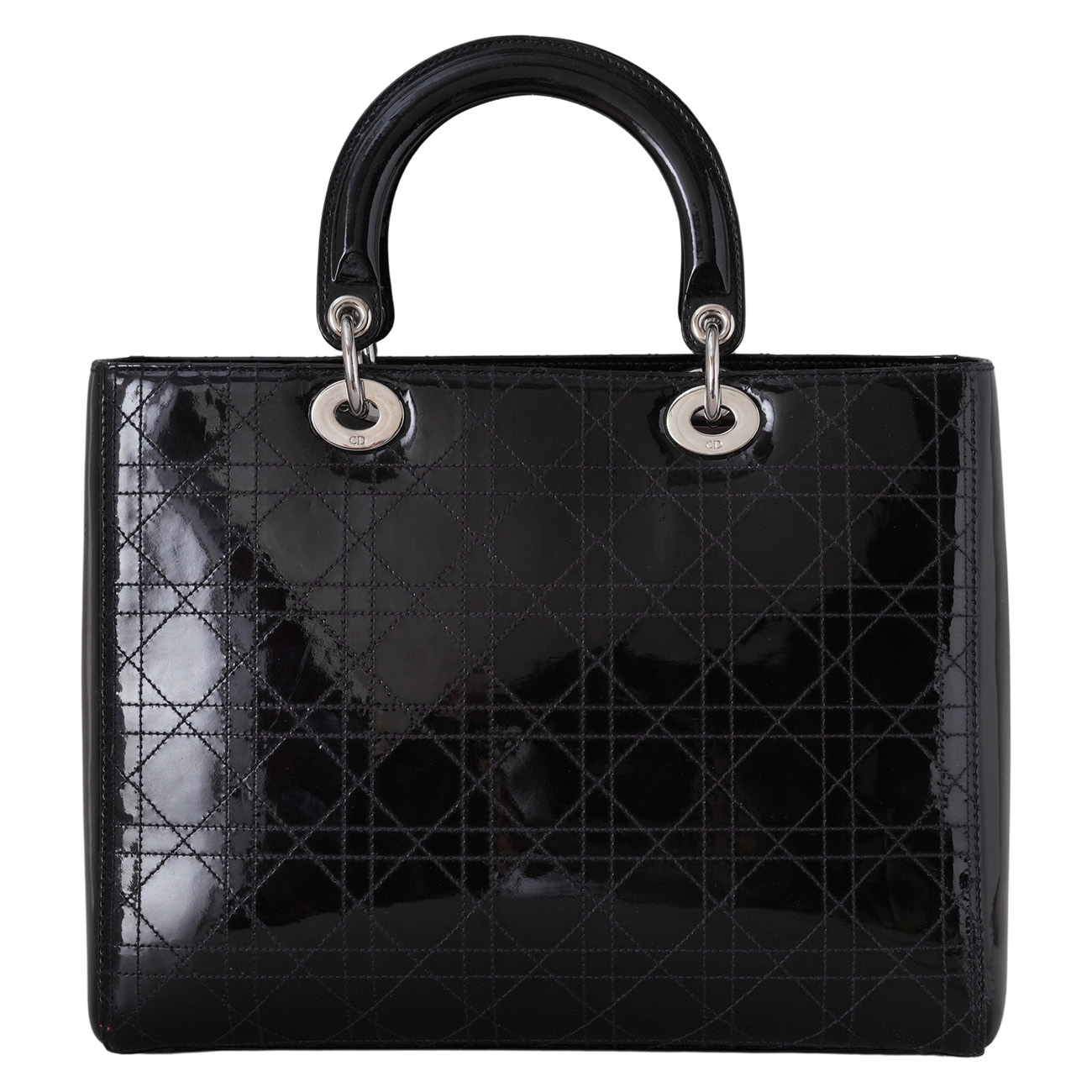 CHRISTIAN DIOR(USED)크리스찬디올 페이던트 레이디디올 라지 토트 겸 숄더백